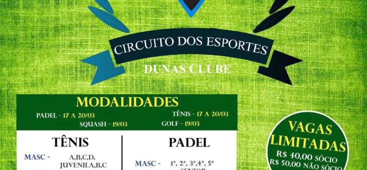 Circuito dos Esportes – Dunas Clube – Pelotas